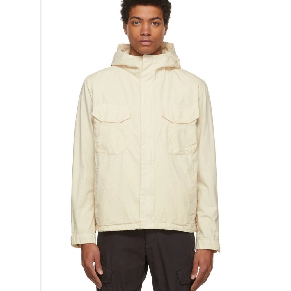 Rag&Bone Cream Off-White Tactic Multipocket Italian Cotton Streetwear Jacket szM